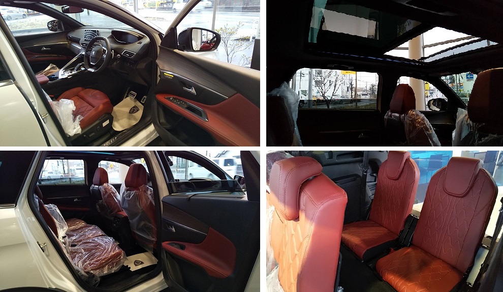 5008 GT BLUE HDI RED NAPPA LEATHER
